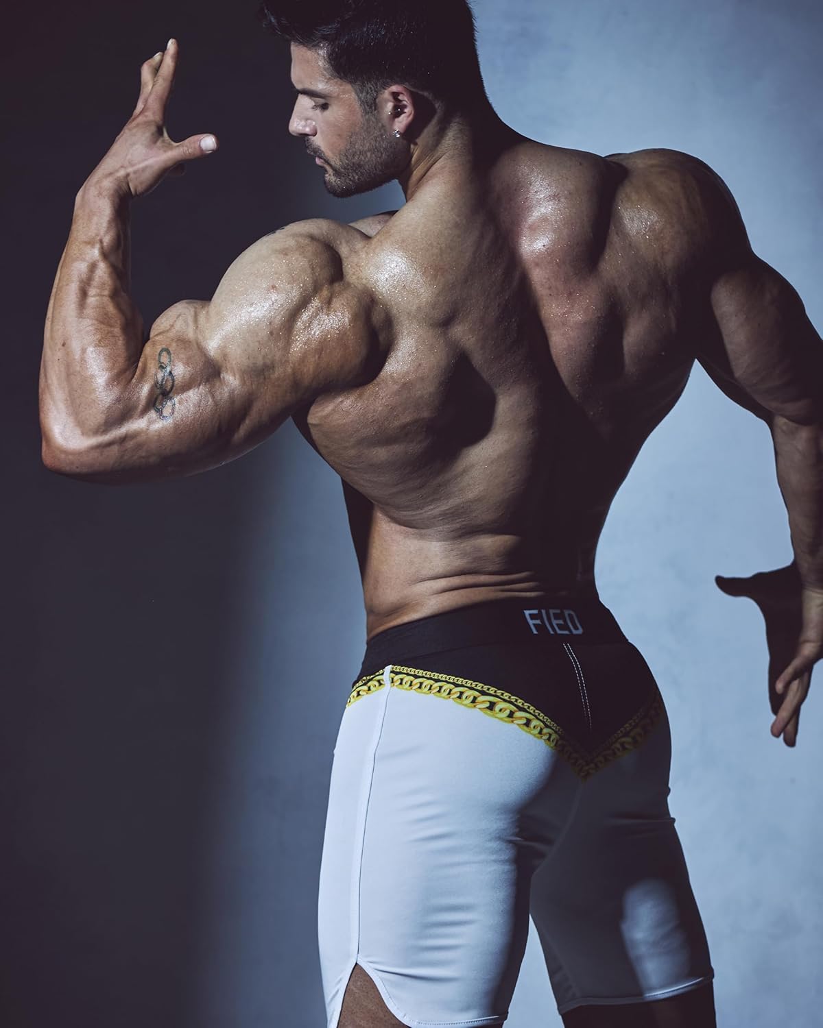 FIED] ファイド (ロイヤルブラック) メンズフィジークボードショーツ